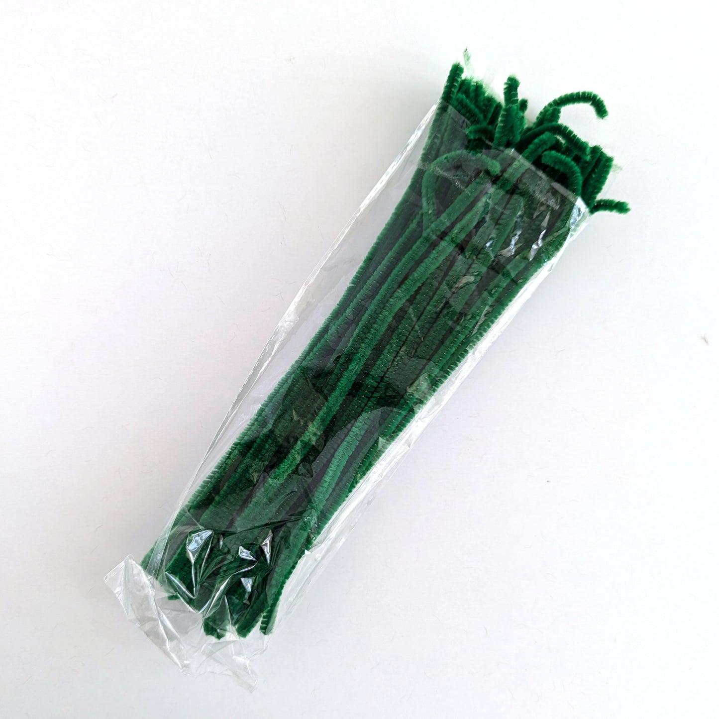 Green pipe cleaners