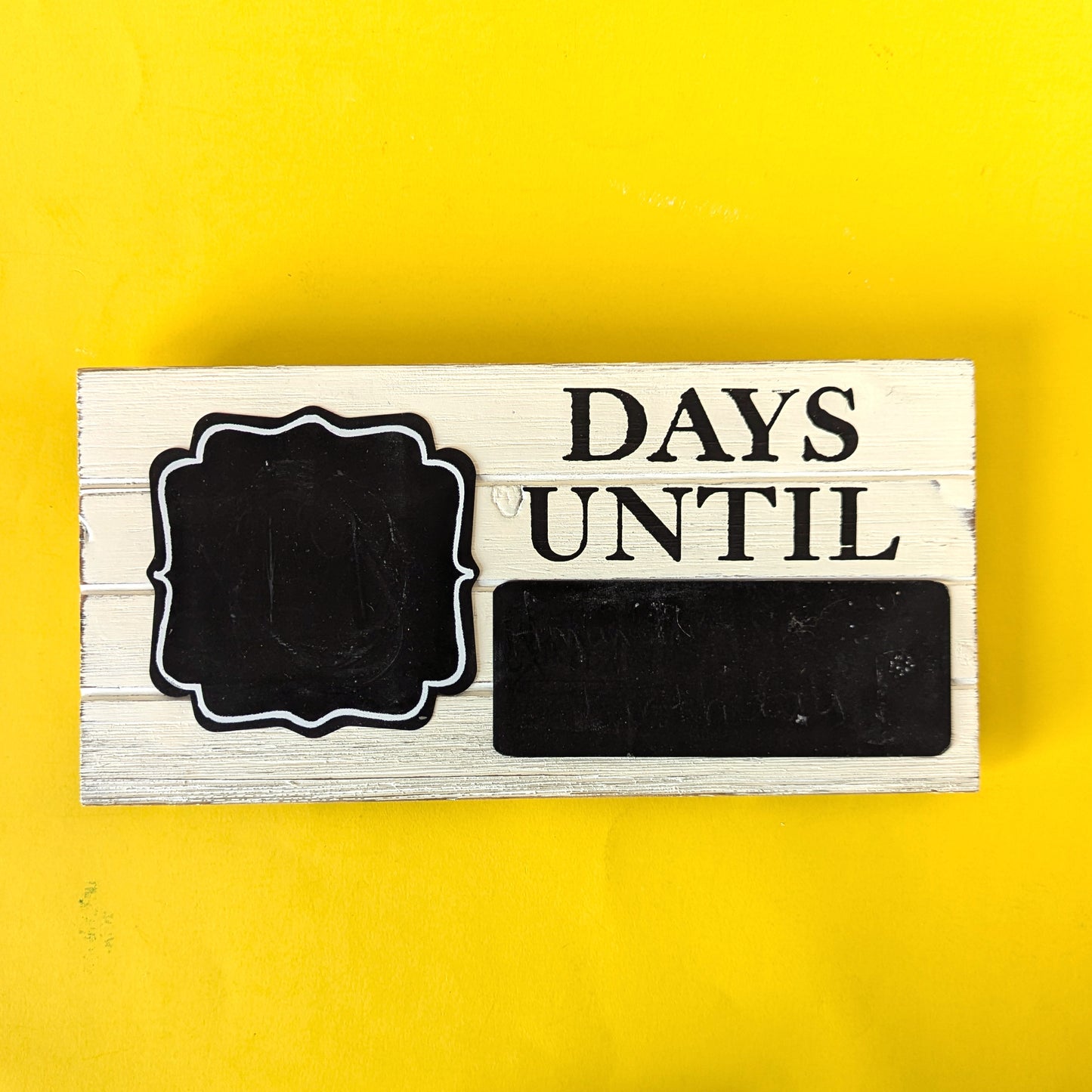 Chalkboard sign