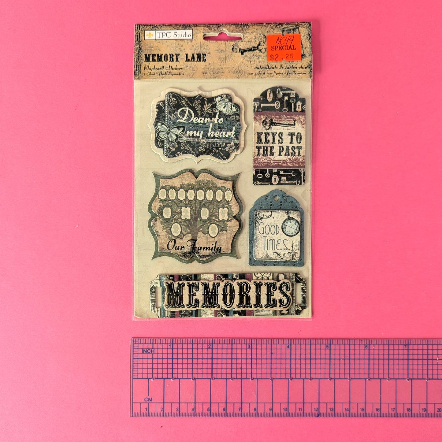 Chipboard stickers