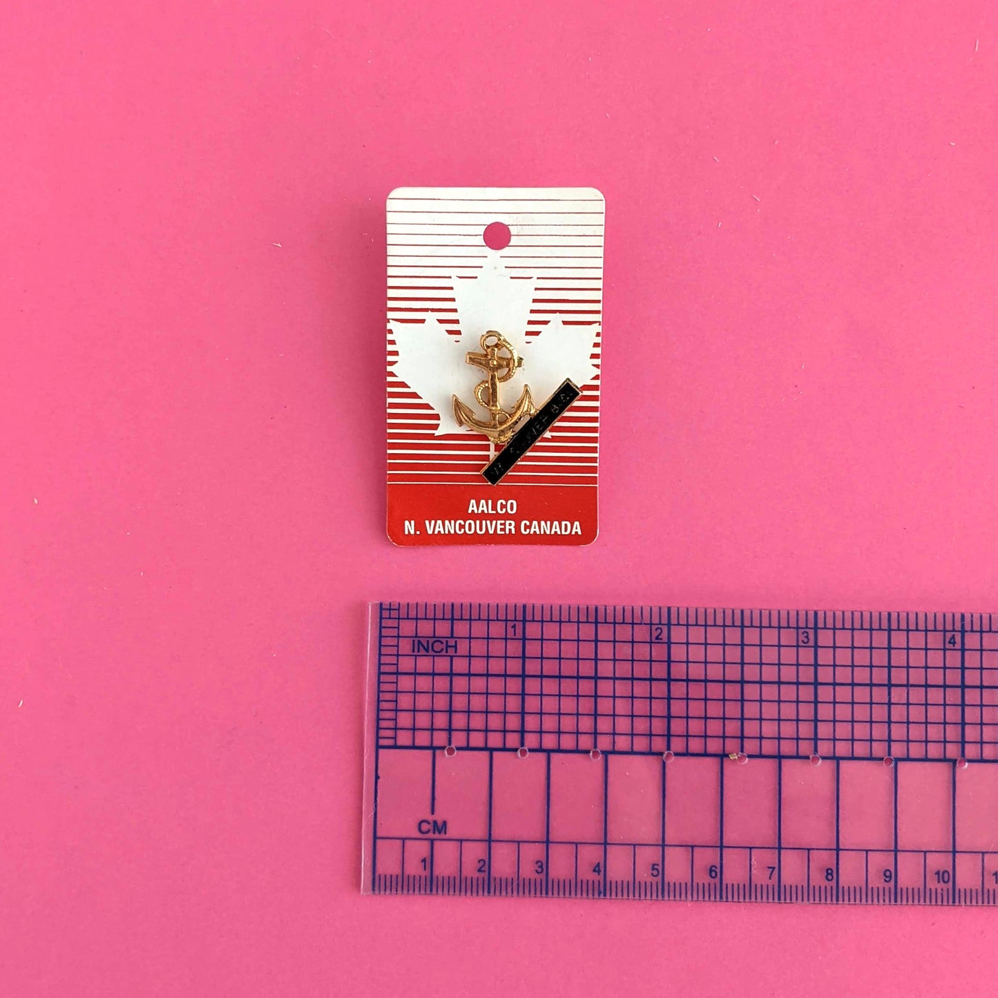 Vancouver anchor enamel pin