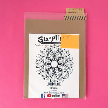 Cling rubber stamp