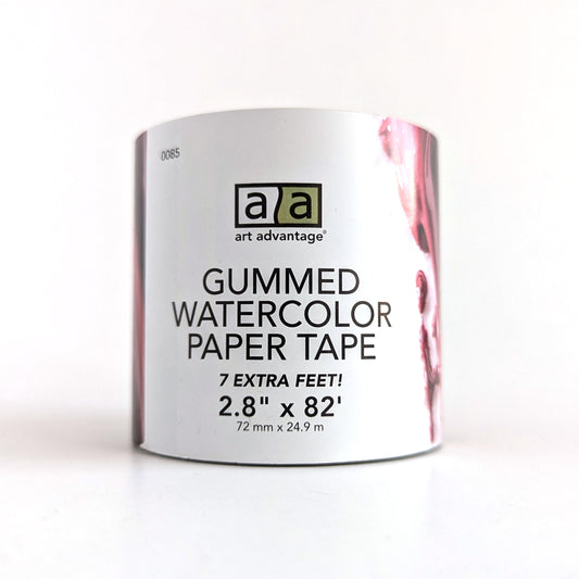 Gummed watercolor paper tape