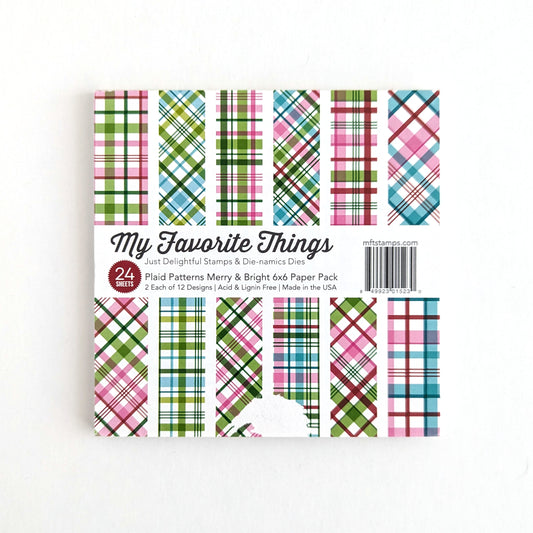 Plaid patterns paper pad