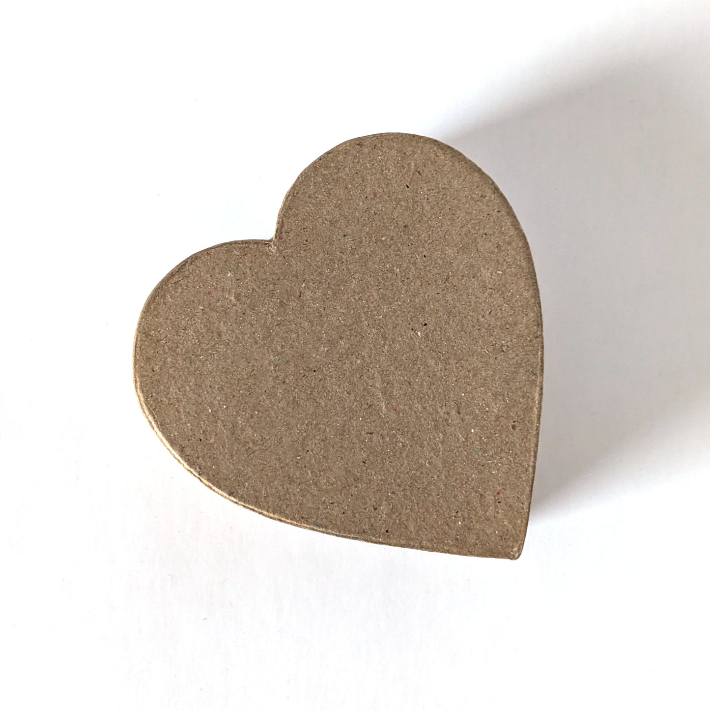 Cardboard heart shaped box