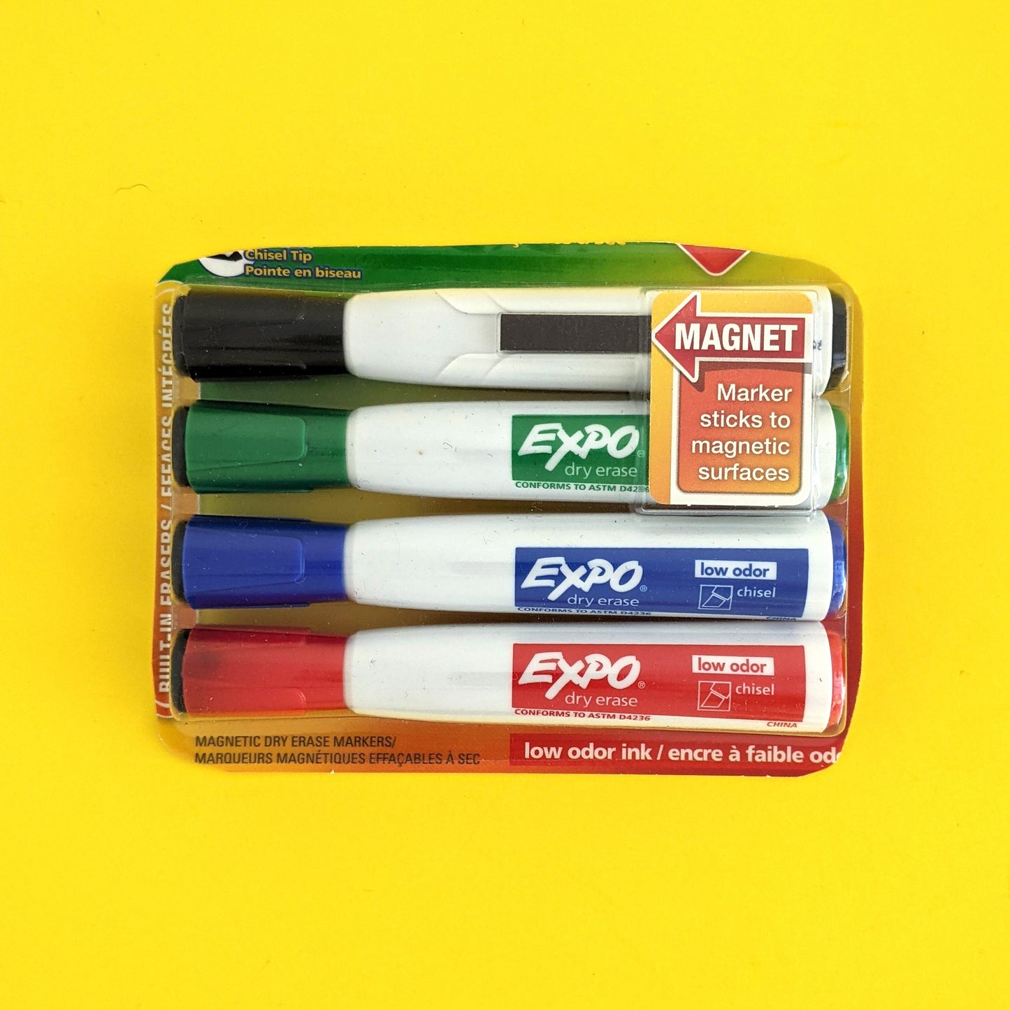 Expo magnetic dry erase markers