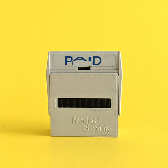 Paid stamp / Étampe 