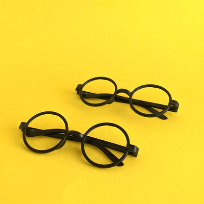 Plastic round glasses