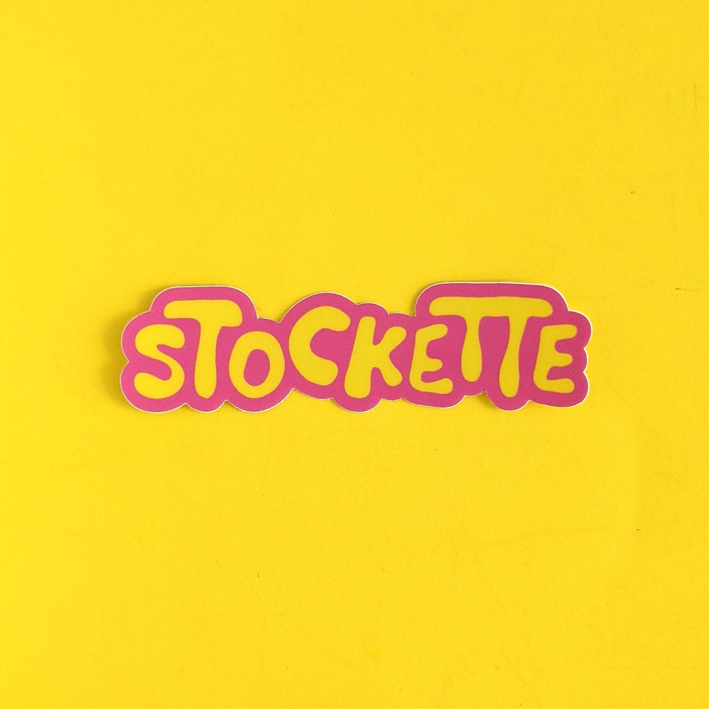 Autocollant en vinyle Stockette