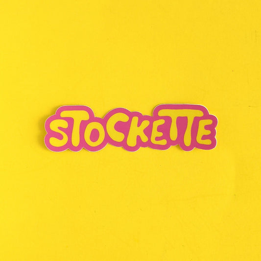 Autocollant en vinyle Stockette